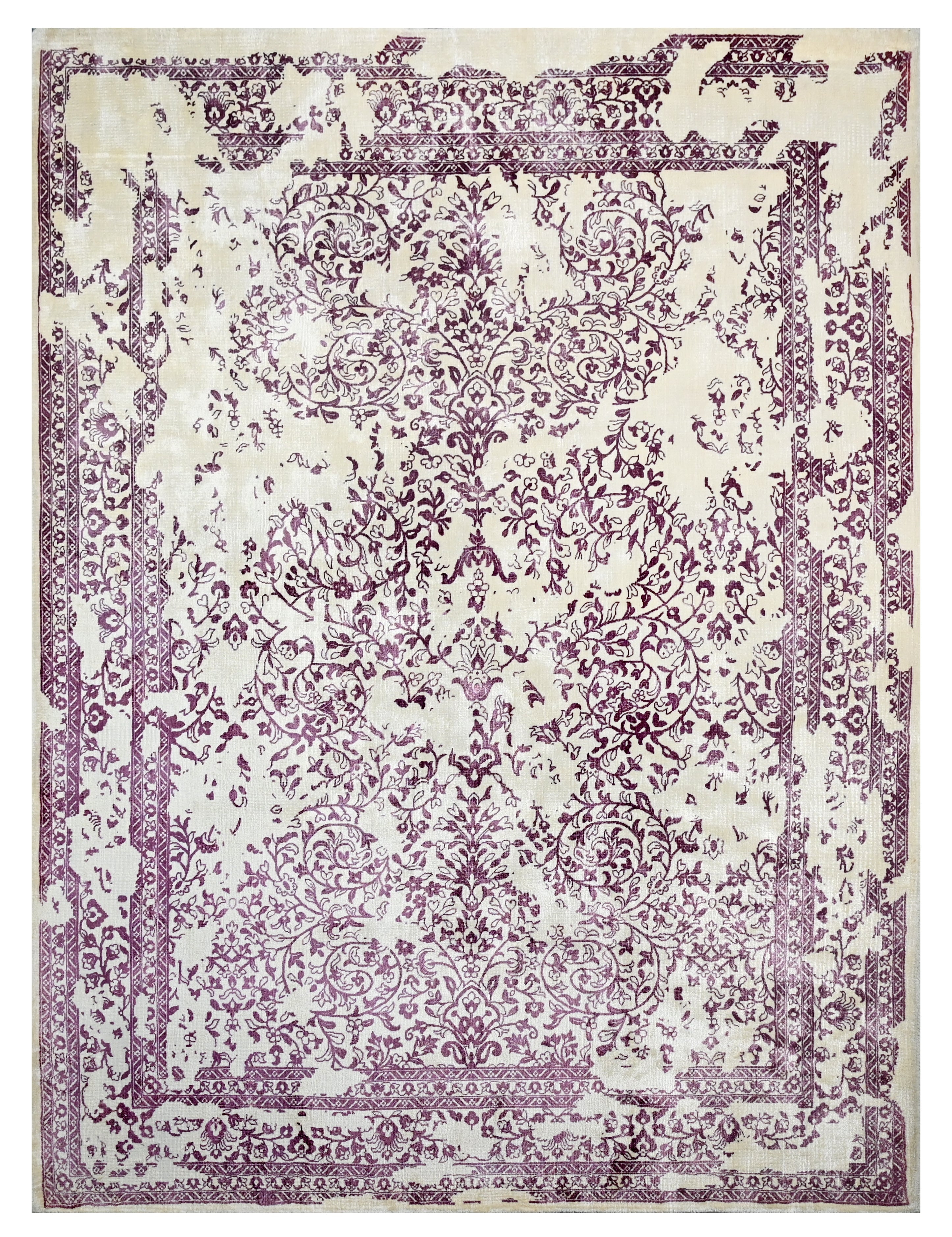 Hand Loom Printed Viscose Rugs