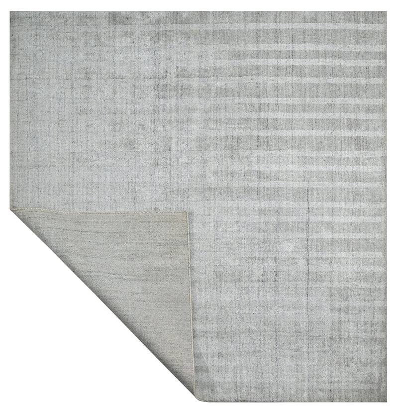 Loop Cut Stripe Viscose Rugs