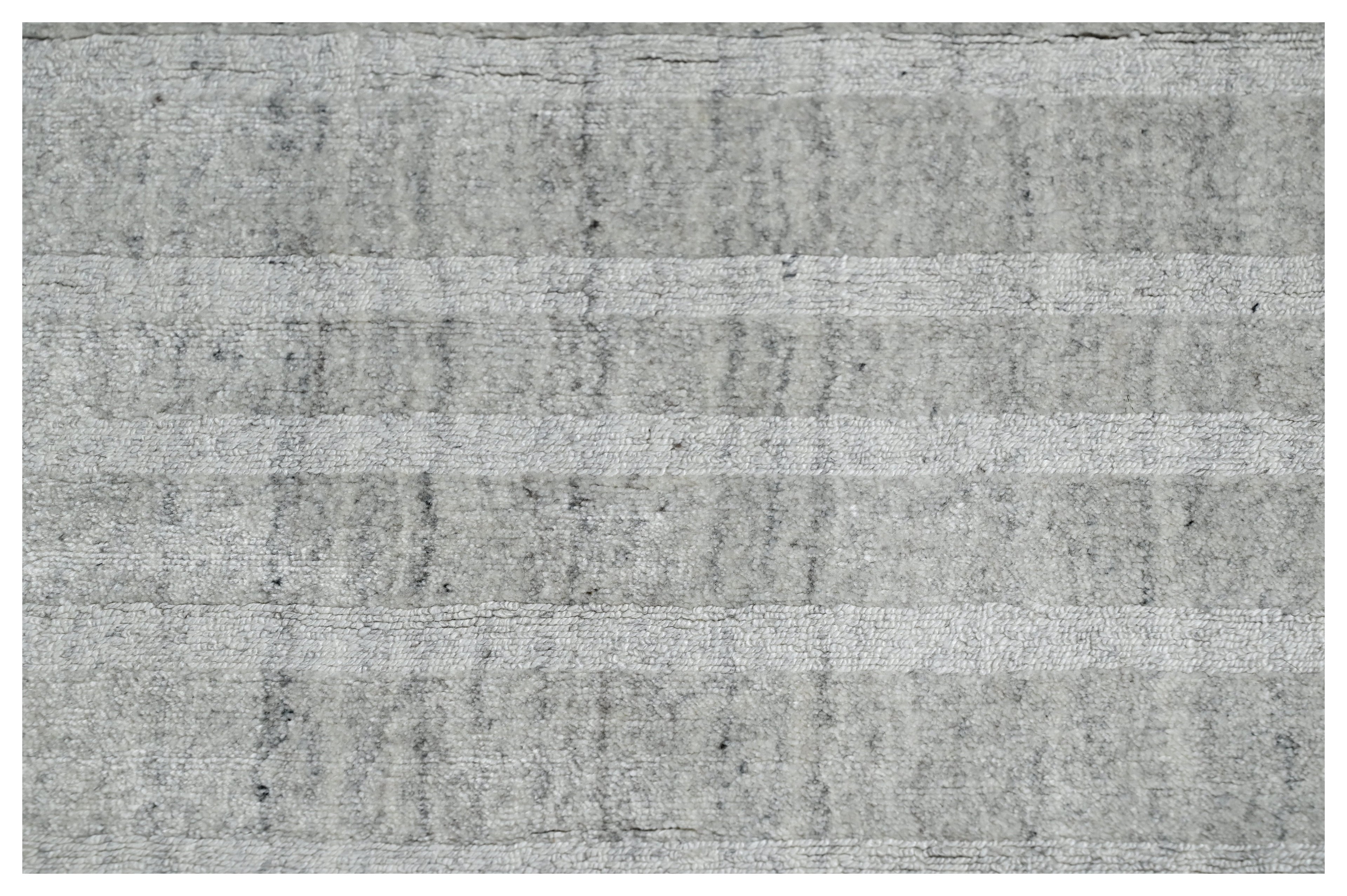 Loop Cut Stripe Viscose Rugs