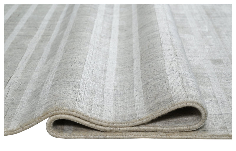 Loop Cut Stripe Viscose Rugs