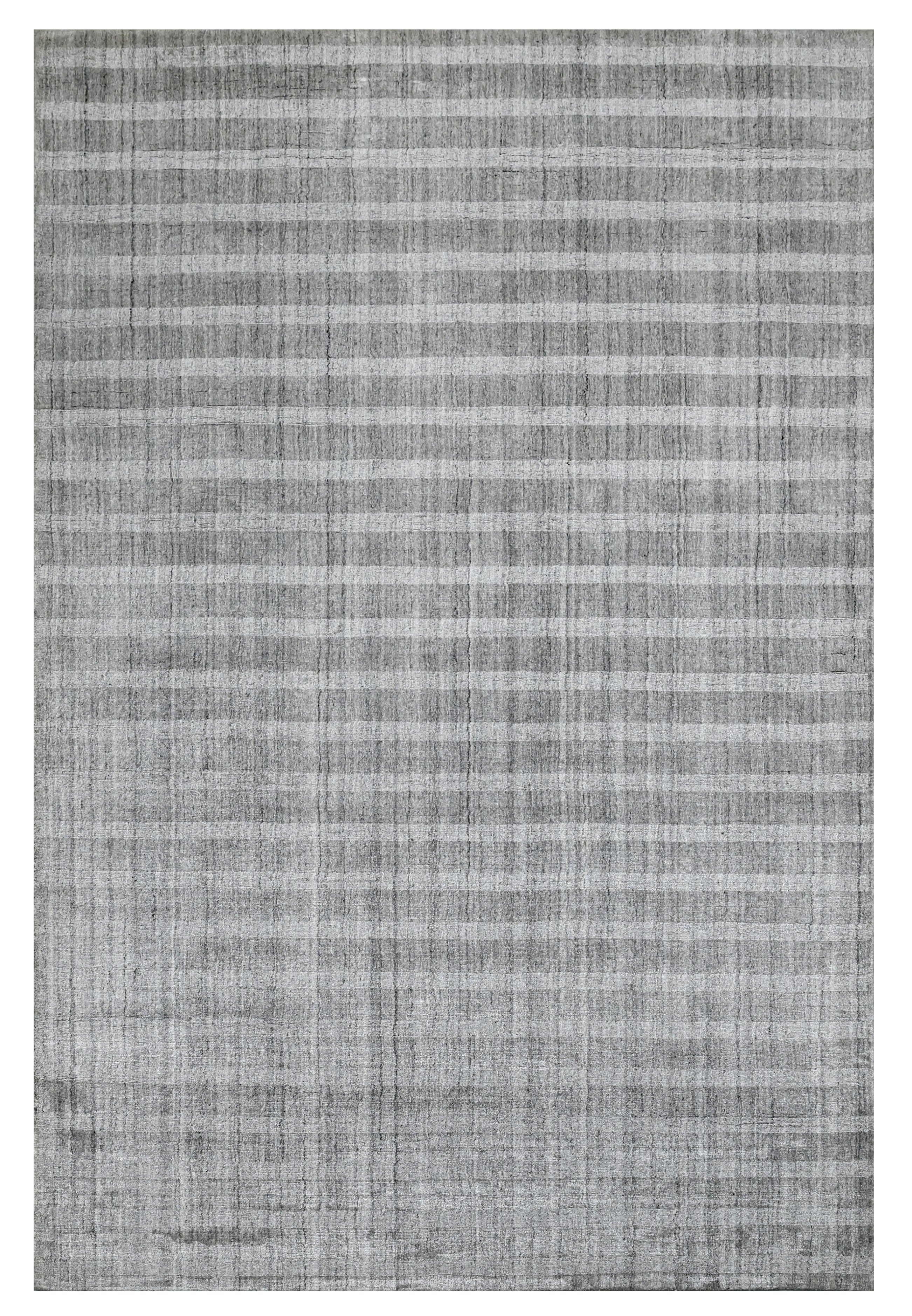 Loop Cut Stripe Viscose Rugs