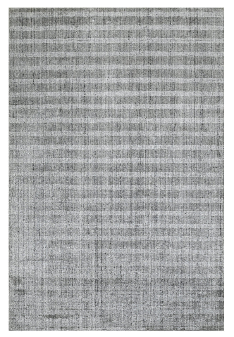 Loop Cut Stripe Viscose Rugs