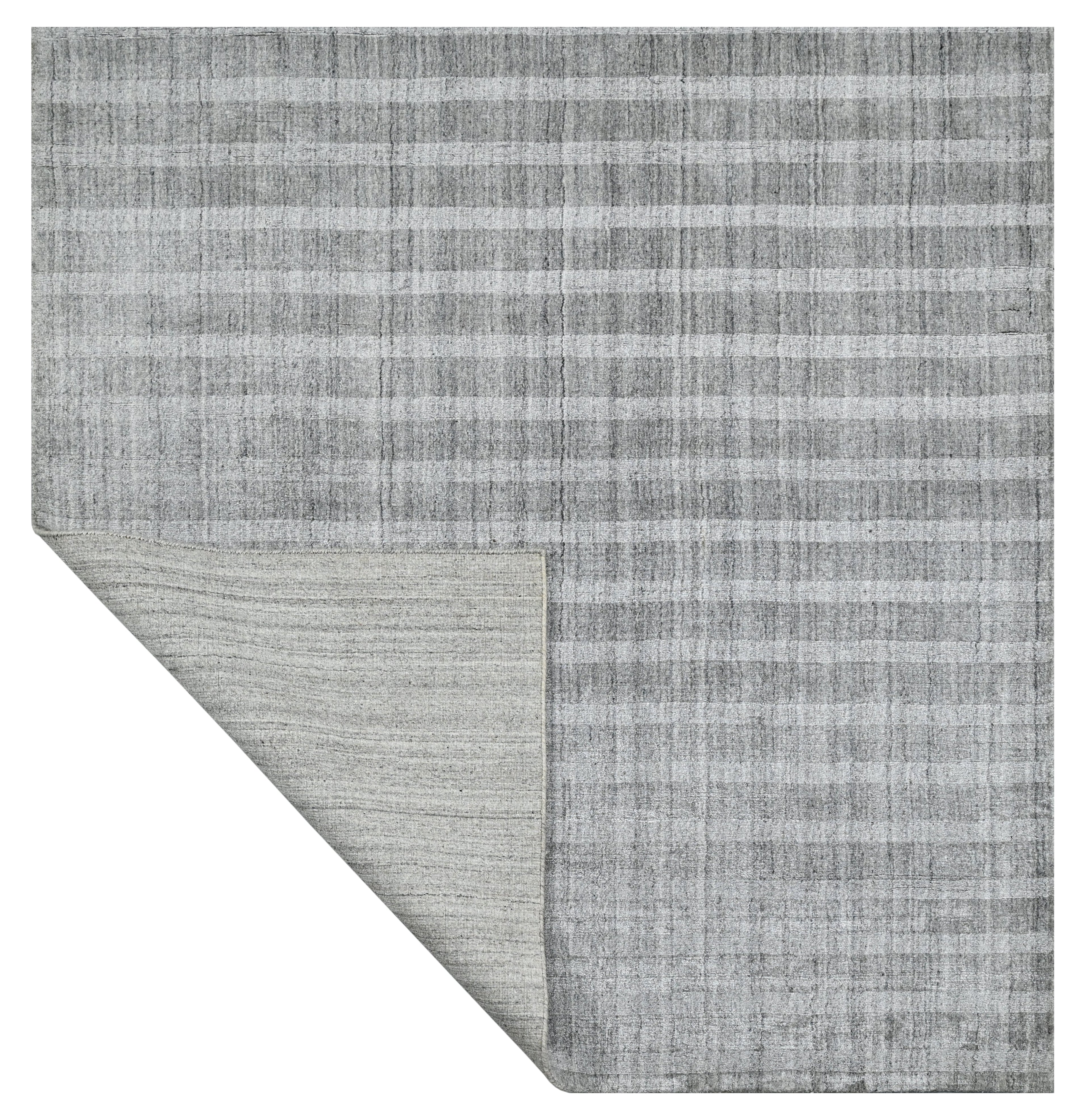 Loop Cut Stripe Viscose Rugs