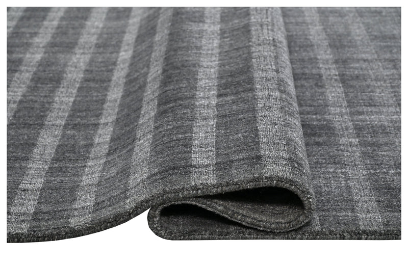 Loop Cut Stripe Viscose Rugs