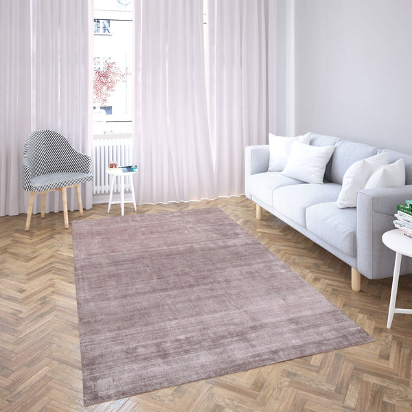 Hand Loom Plain Viscose Rugs