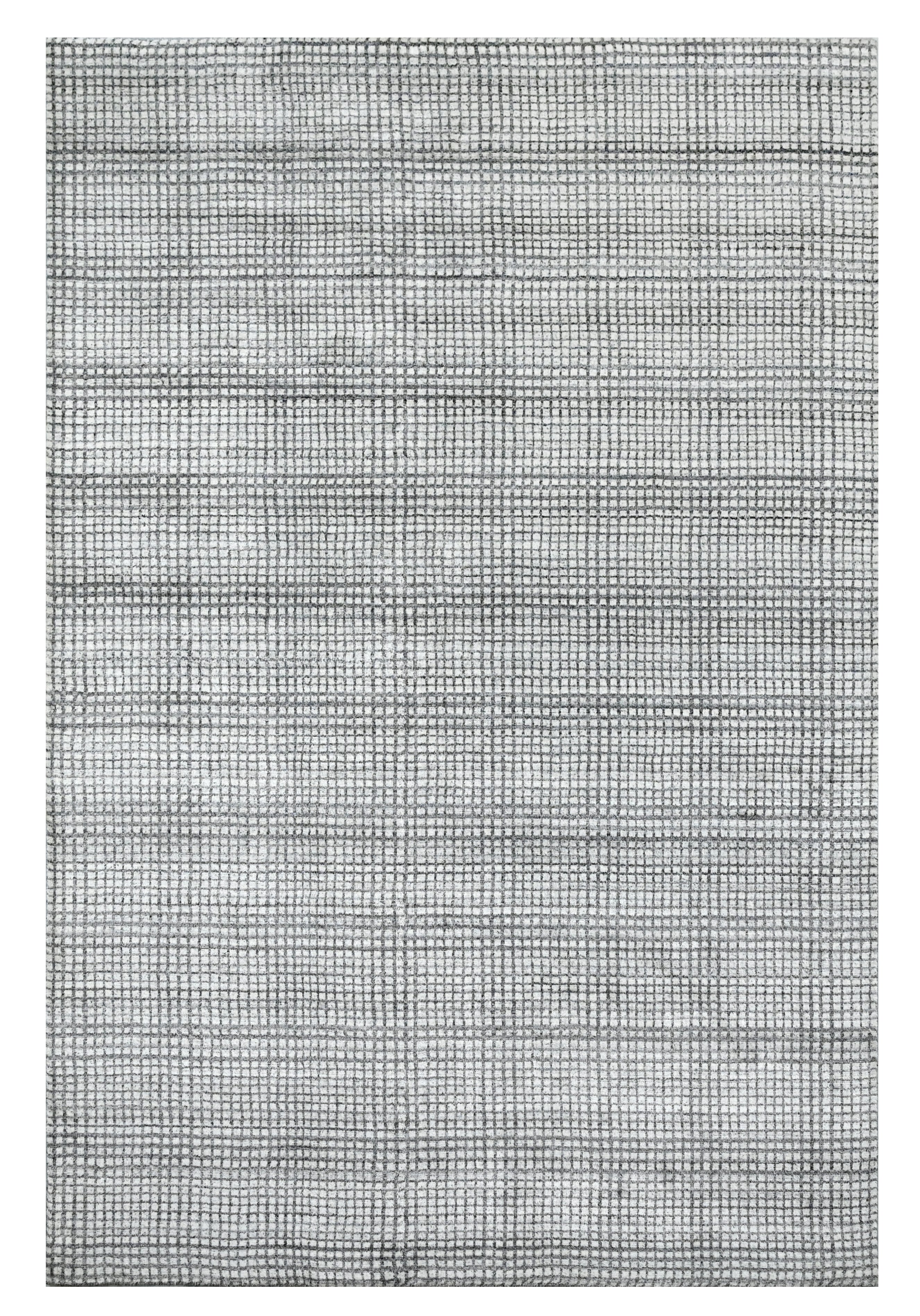 Hand Loom Small Cheque Viscose Rugs