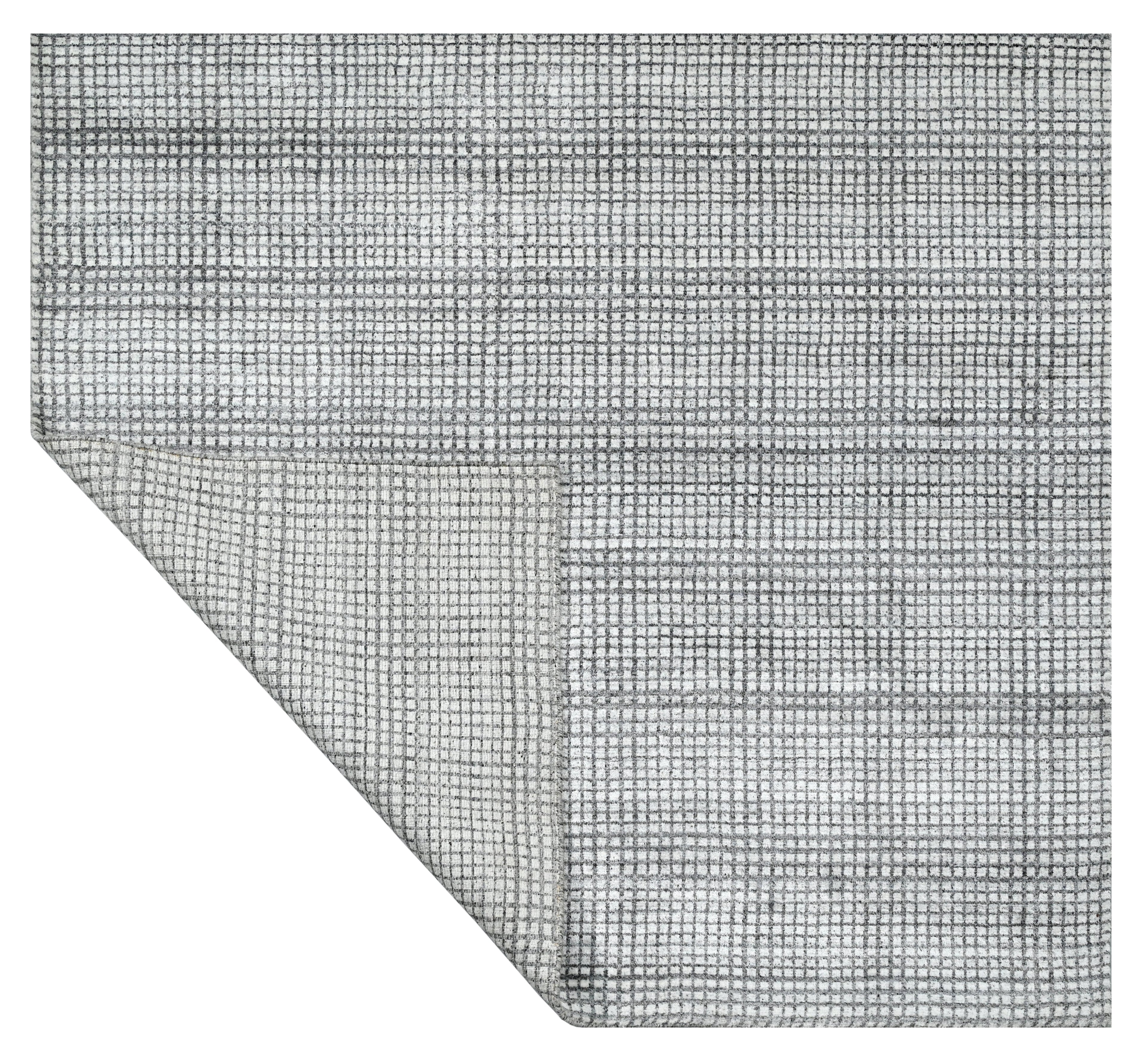 Hand Loom Small Cheque Viscose Rugs