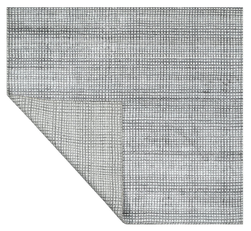 Hand Loom Small Cheque Viscose Rugs