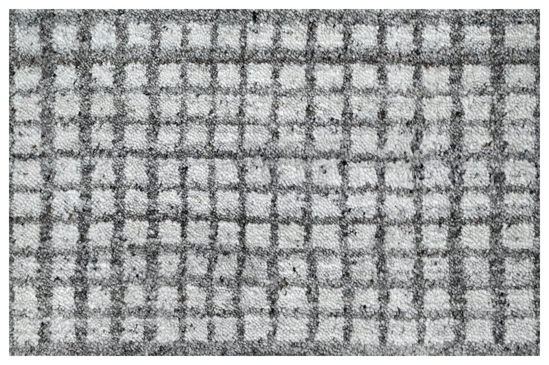 Hand Loom Small Cheque Viscose Rugs