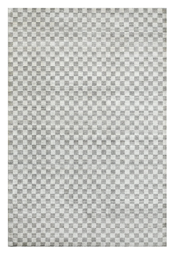 Hand Loom Cheque Viscose Rugs