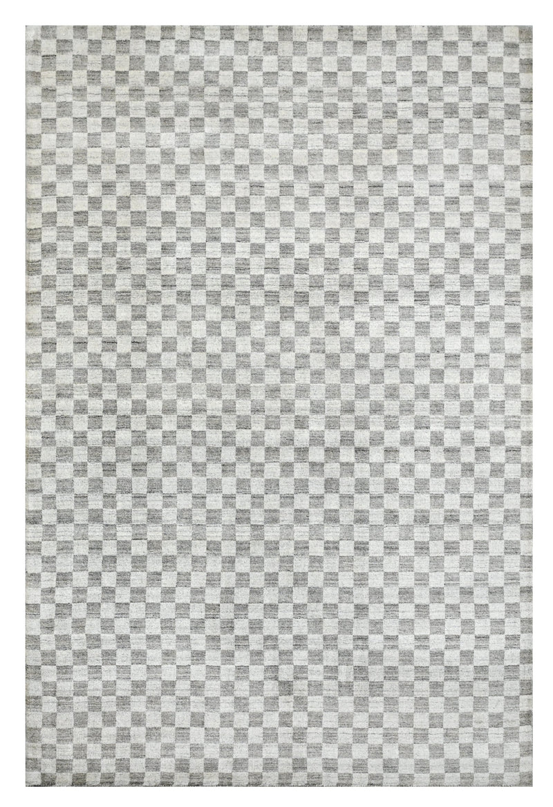 Hand Loom Cheque Viscose Rugs