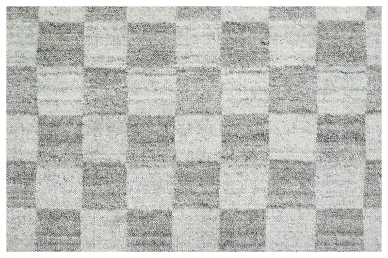 Hand Loom Cheque Viscose Rugs