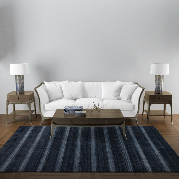 Hand Loom Stripe Viscose Rugs