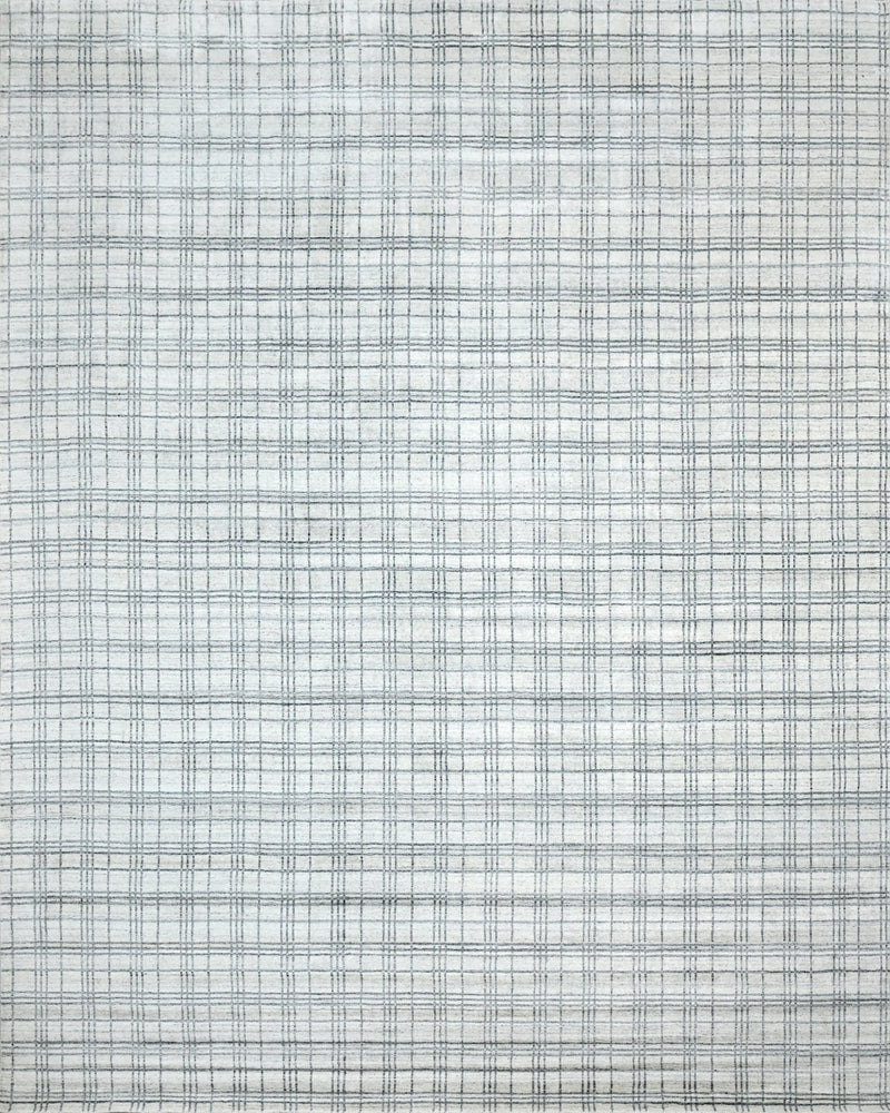 Hand Loom Cheque Viscose Rugs
