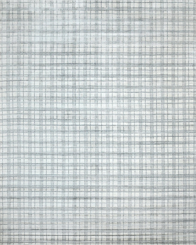 Hand Loom Cheque Viscose Rugs