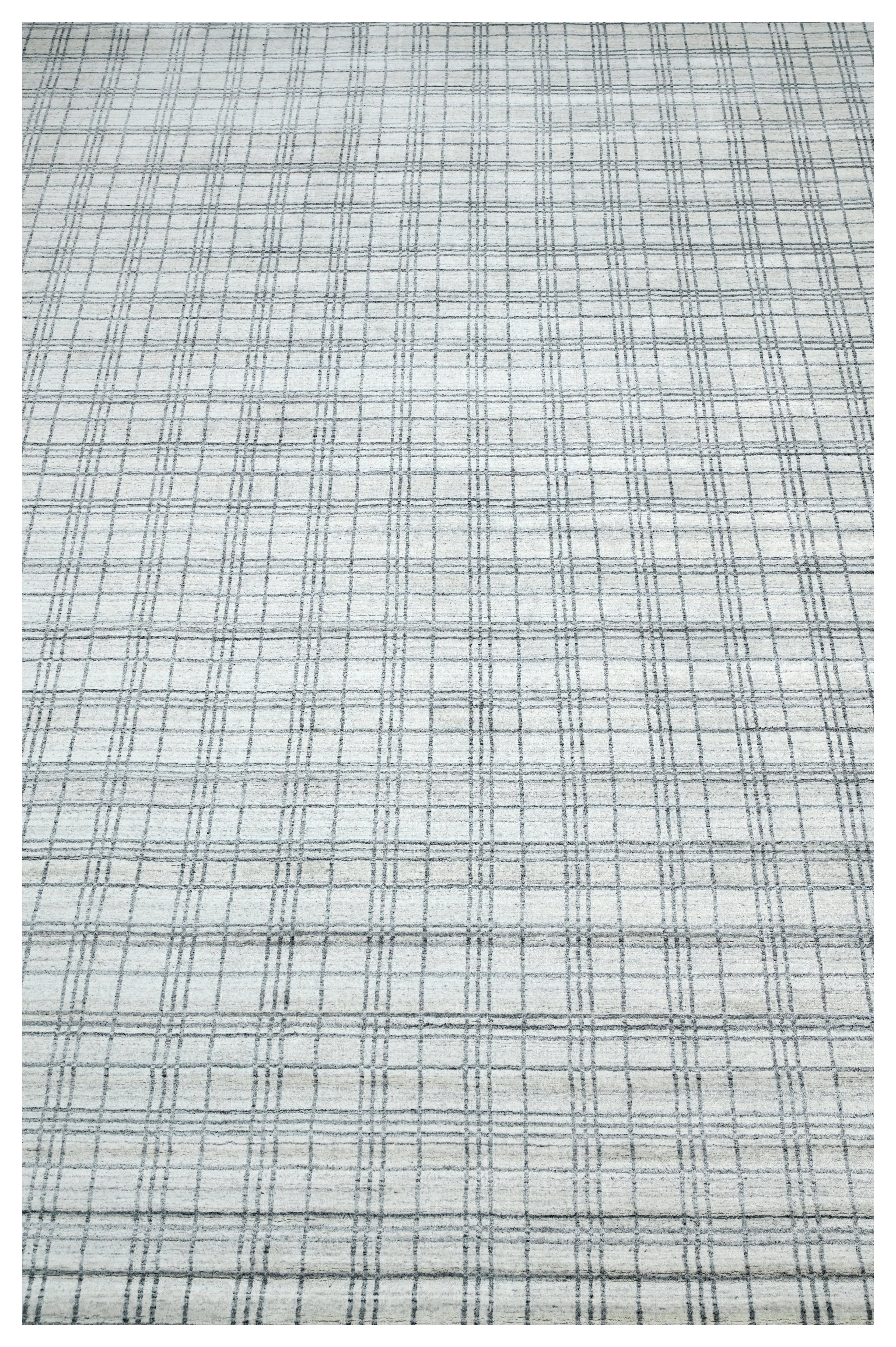 Hand Loom Cheque Viscose Rugs