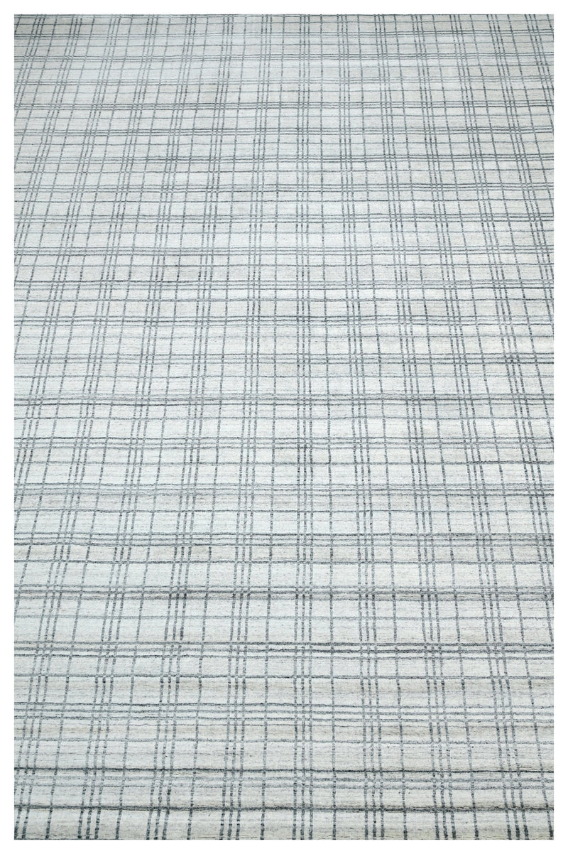 Hand Loom Cheque Viscose Rugs