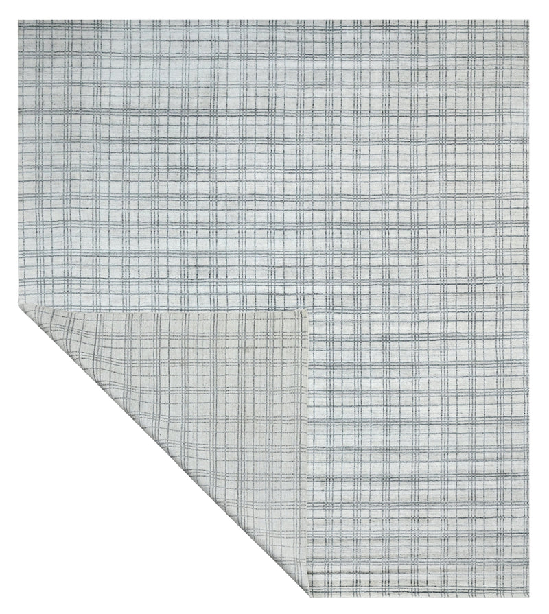 Hand Loom Cheque Viscose Rugs