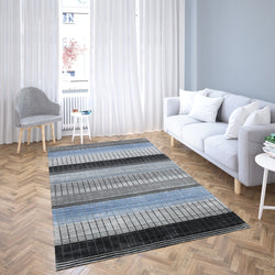 Hand Loom Stripe Viscose Rugs