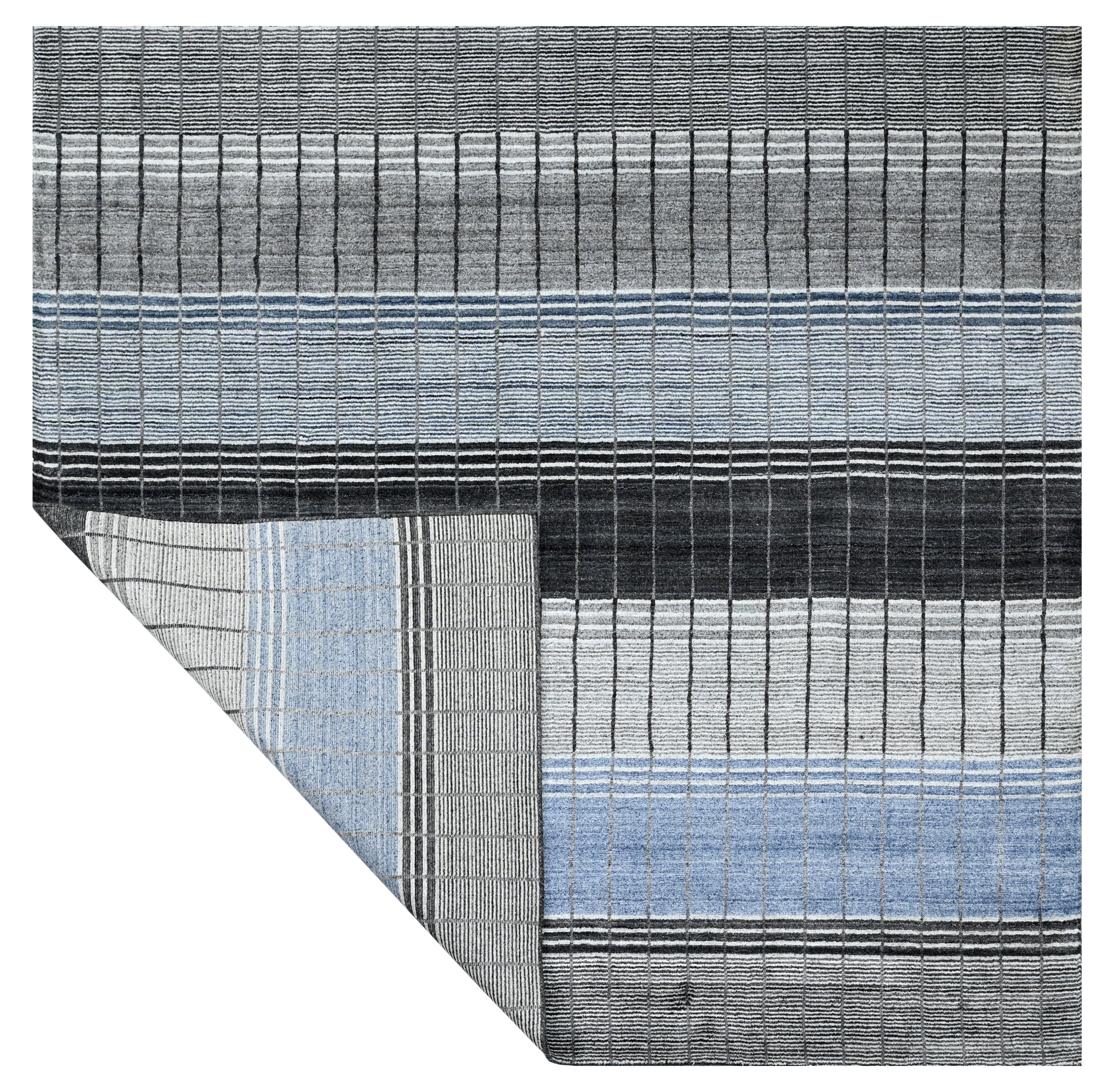 Hand Loom Stripe Viscose Rugs