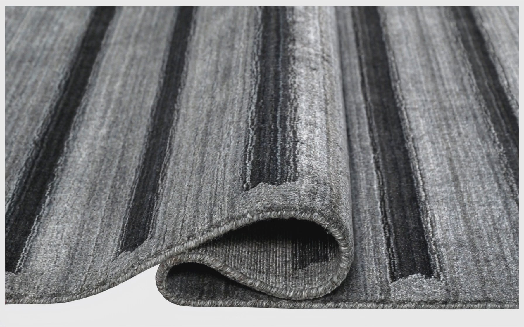 Hand Loom Stripe Viscose Rugs