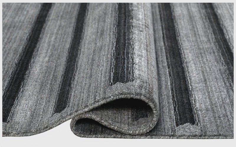 Hand Loom Stripe Viscose Rugs